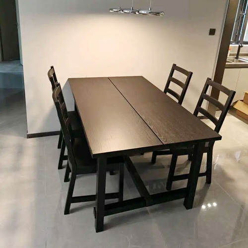 IKEA宜家诺德维肯伸缩型餐桌152/223x95厘米家用餐厅餐桌聚会桌