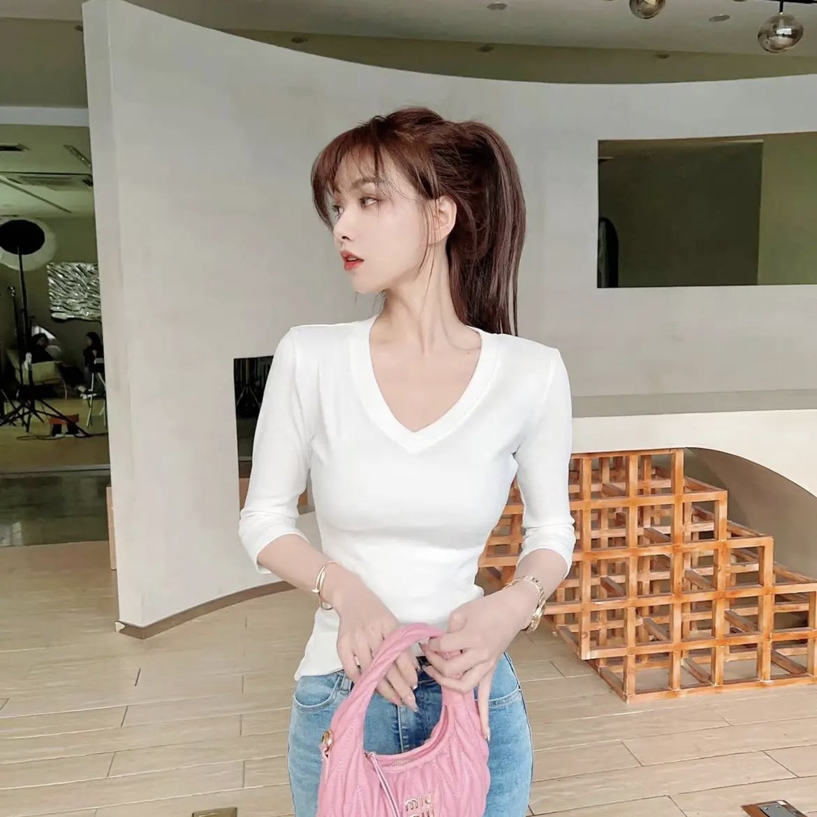 JUSTCC卡卡女装T恤女网红同款