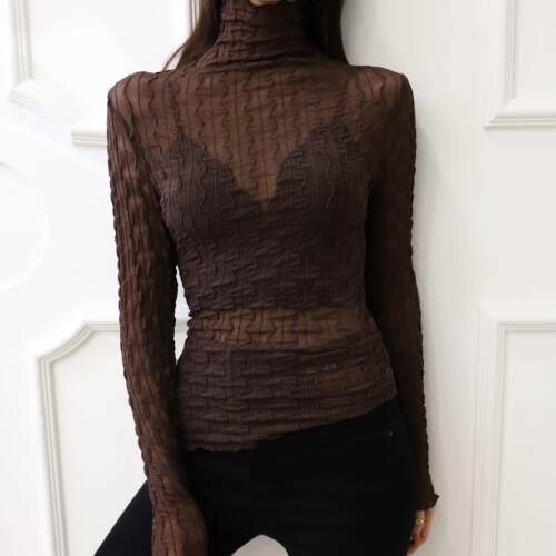 内搭透视打底衫打底衫薄