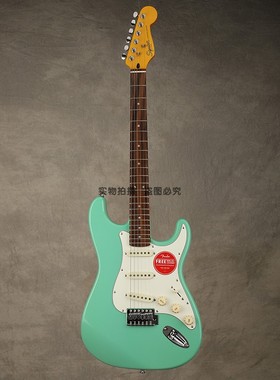 Fender芬达Squier初学者练习入门级演出进阶CV60电吉他冲浪绿色