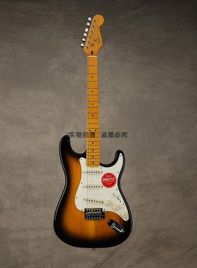 Fender芬达Squier初学者ST练习入门级演出进阶CV50电吉他日落色