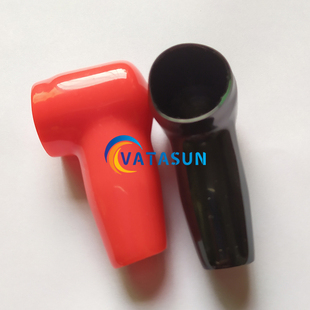 蓄电池端子绝缘帽蓄电池极柱保护罩电瓶端子线缆护套烟斗型护套