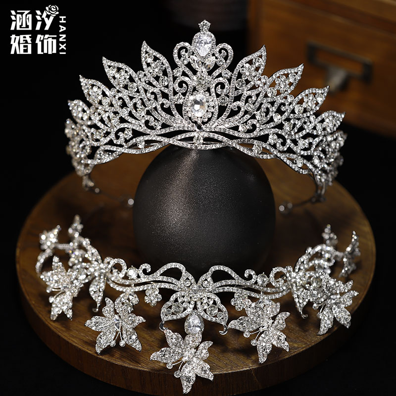 涵汐重工双层灵动蝴蝶组合皇冠