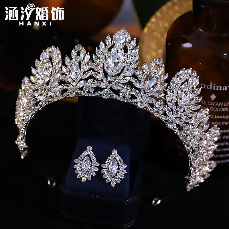 涵汐新款合金仙美大气皇冠头饰