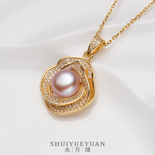 【芊芊粉丝专享】B0204星河旋涡紫珠项链QQ0319