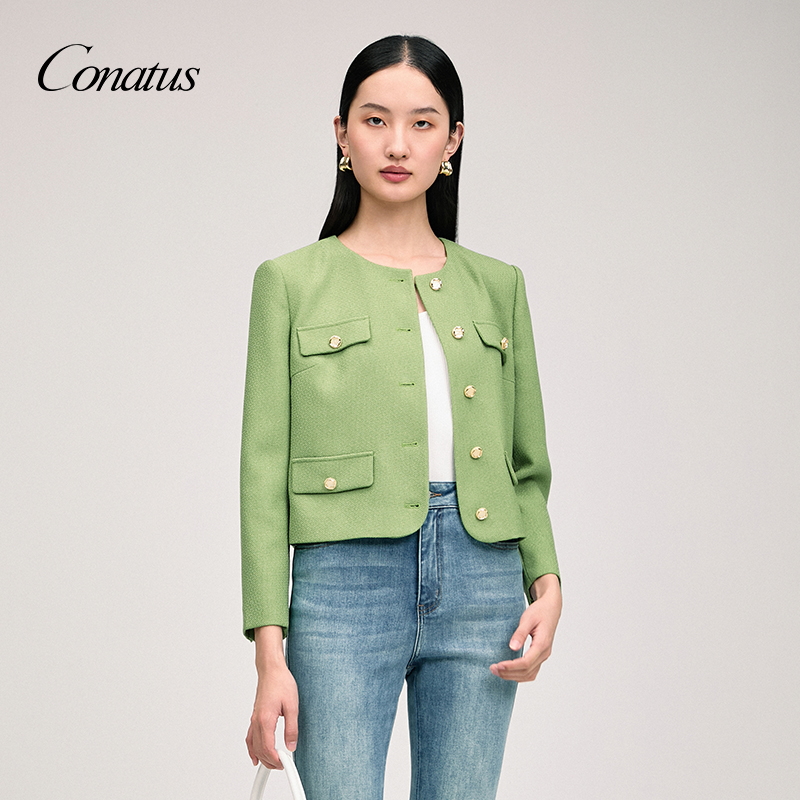 珂尼蒂思小香风法式短外套