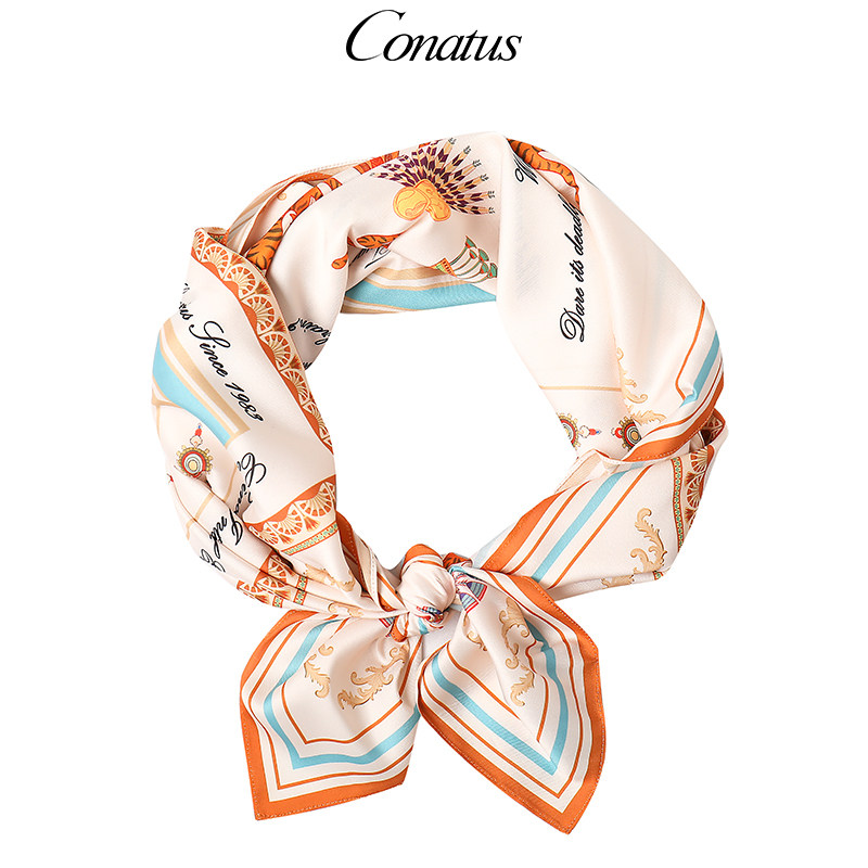 CONATUS/珂尼蒂思丝巾女围巾披肩送礼妈妈礼物丝绸大方巾时尚大气