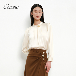 高级感精致OL衬衫 新款 女 珂尼蒂思优雅气质上衣年春季 CONATUS