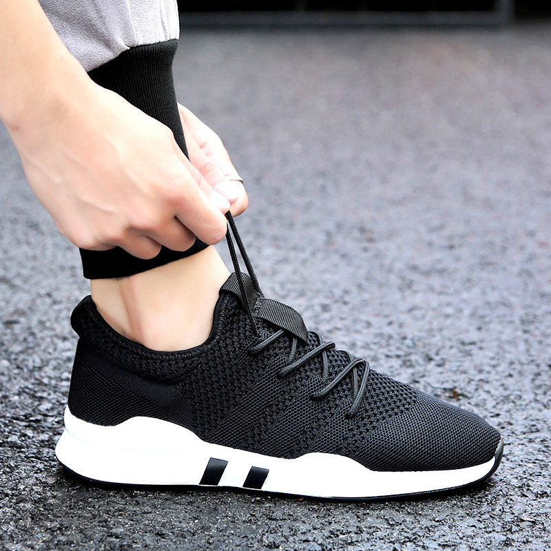 秋季网鞋男士运动休闲跑步潮鞋韩版潮流百搭男鞋网面板鞋透气布鞋|ruв категории Мужская обувь, низкий чистка - от Buy2taobao.com для оказания профессиональной услуги покупки агента Taobao