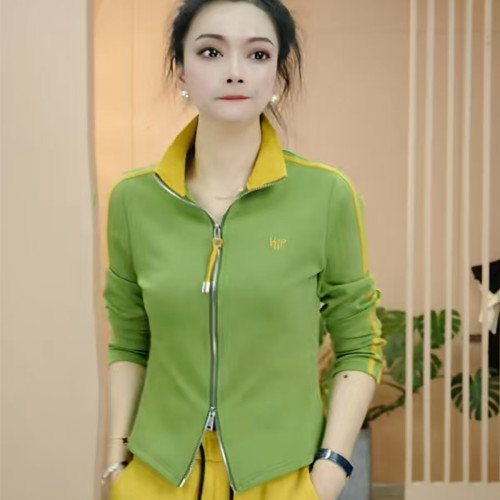 春装全棉薄款卫衣女修身修身