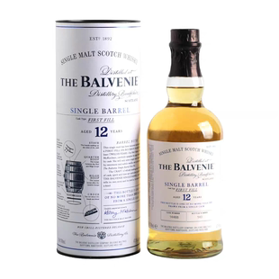 百富12年单桶 Balvnie 单一麦芽苏格兰威士忌 700ml 国行正品洋酒