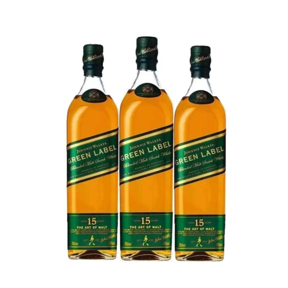 尊尼获加绿牌绿方200ml*3图片
