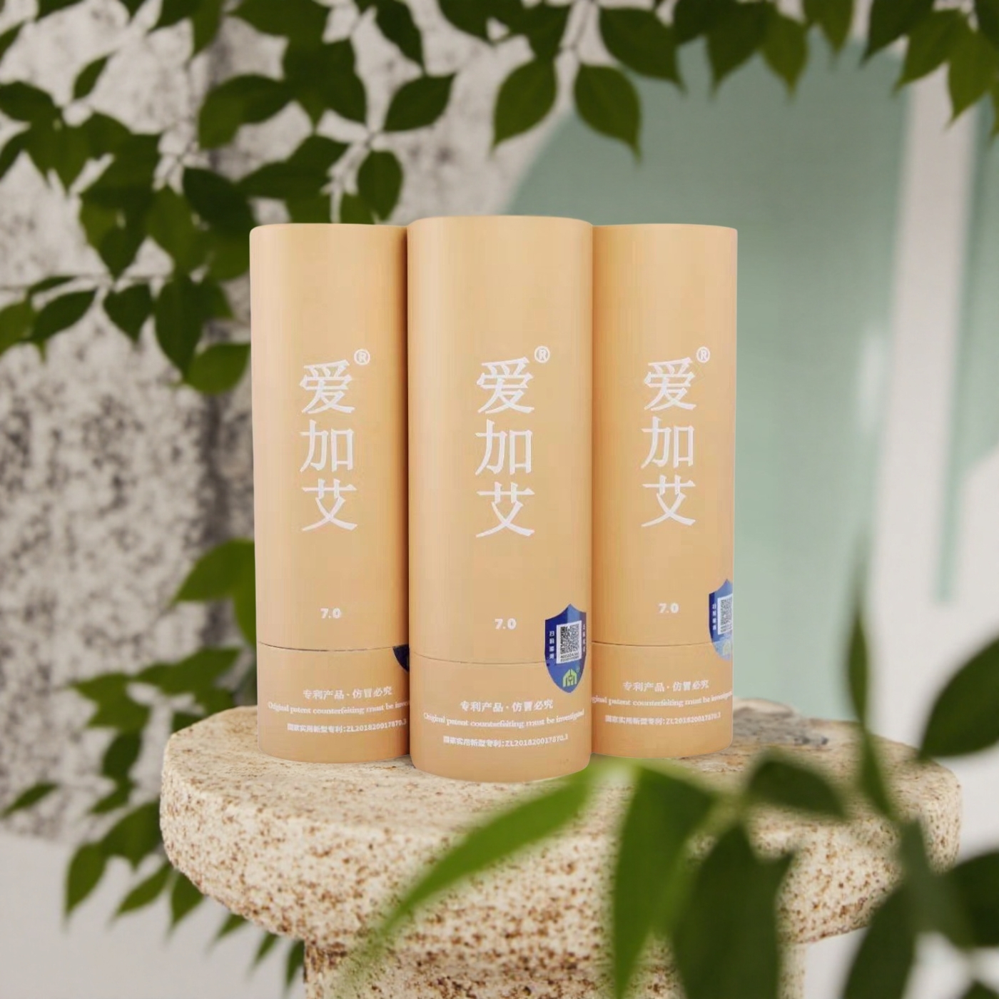 中艾國灸三味真火愛加艾三年陳