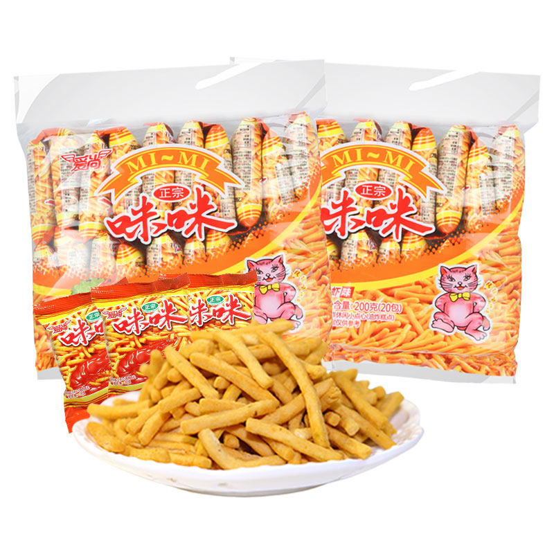 爱尚咪咪虾条虾味10g*40包薯条儿童休闲零食小吃,零食/坚果/特产,膨化食品,淘宝优惠券,粉丝福利购,淘宝优惠卷