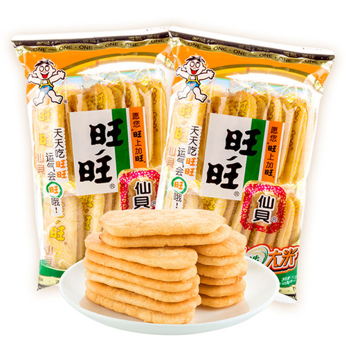 旺旺仙贝膨化零食下午茶小吃