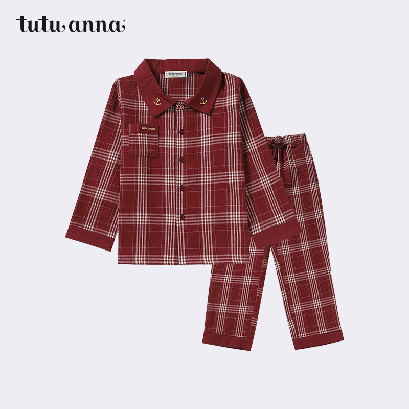 tutuanna棉jk风儿童家居服