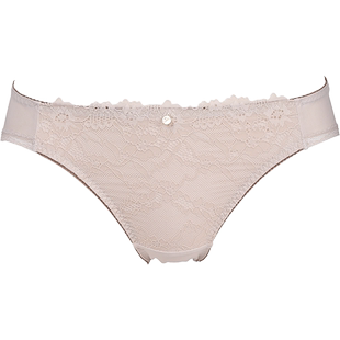 tutuanna低腰内裤女 日本素颜蕾丝三角裤女简约舒适 性感风内衣