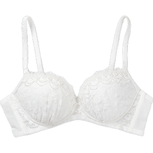 tutuanna女士内衣文胸女优雅公主蕾丝罩面刺绣无钢圈聚拢文胸女