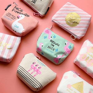 韩版便携布艺零钱包