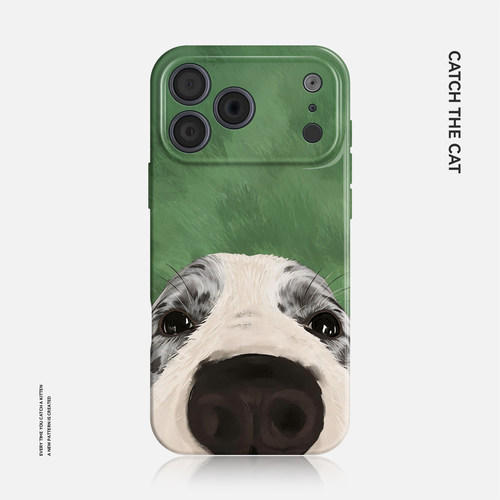 陨石色边牧~可爱治愈ins适用苹果17promax手机壳iphone16华为pura70小米15萌opporeno14荣耀400iqoo13红米k90