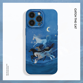 星河飞马 独特油画艺术ins适用苹果17promax手机壳iphone16华为pura80小米15opporeno14荣耀400iqoo13红米k80