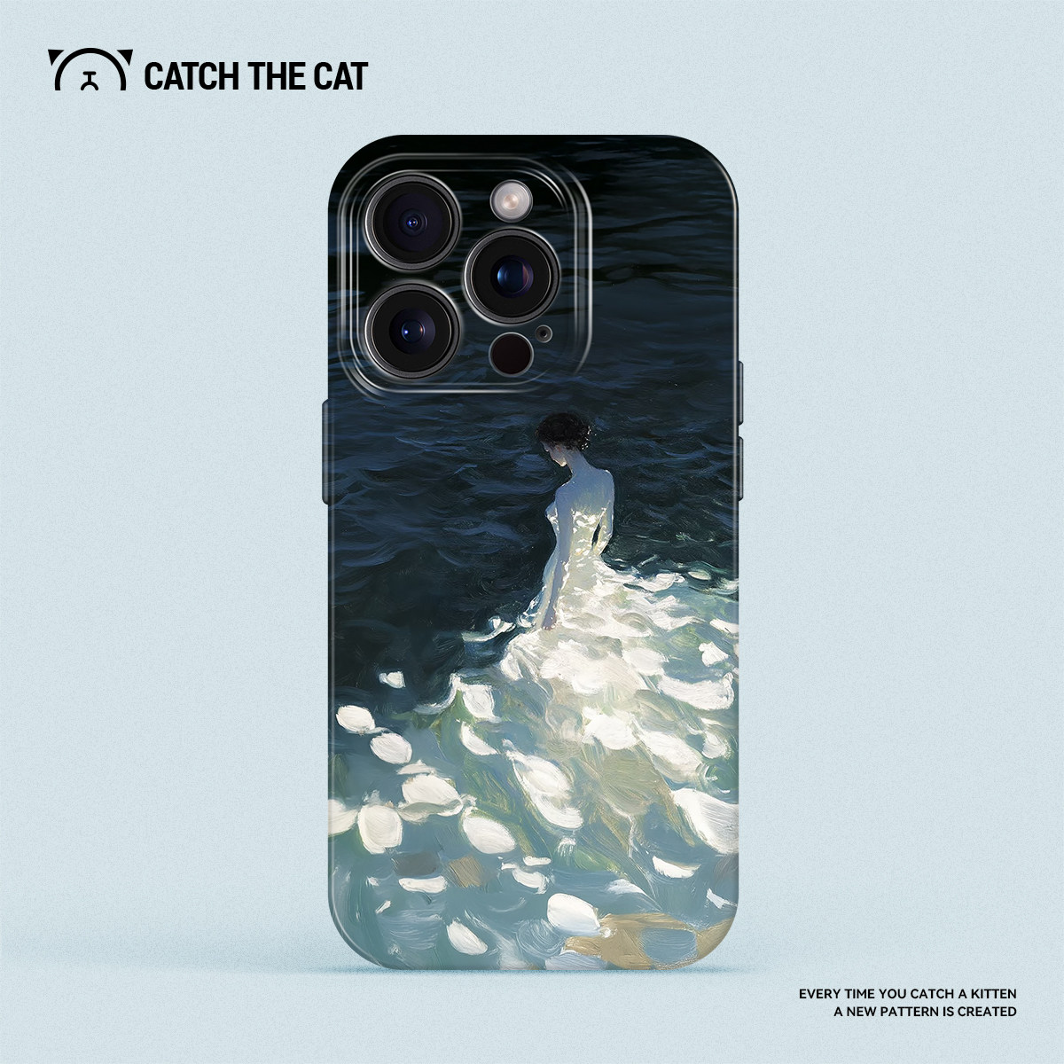 天鹅湖~适用iPhone16promax苹果12小米15华为pura70pro手机壳插画mate70油画opporeno13荣耀300vivoX90全包