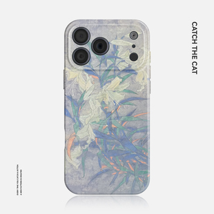 晚香 国风适用iphone17promax手机壳苹果16华为nova14mate80小米15opporeno13古风vivox200一加ace6 复古中式