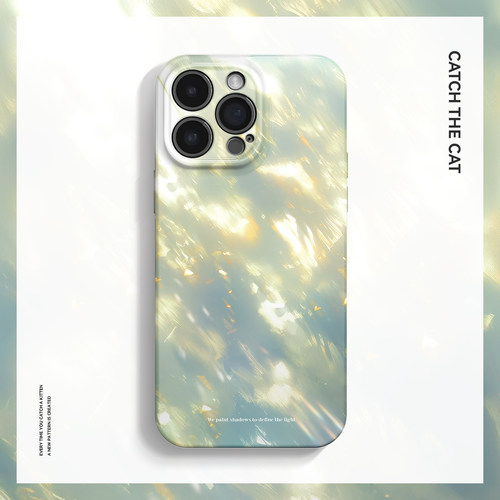 流光飞舞~高级感艺术光影ins适用iPhone16/15pro手机壳华为nova13软OPPOreon12苹果14vivoS20一加ACE3荣耀200
