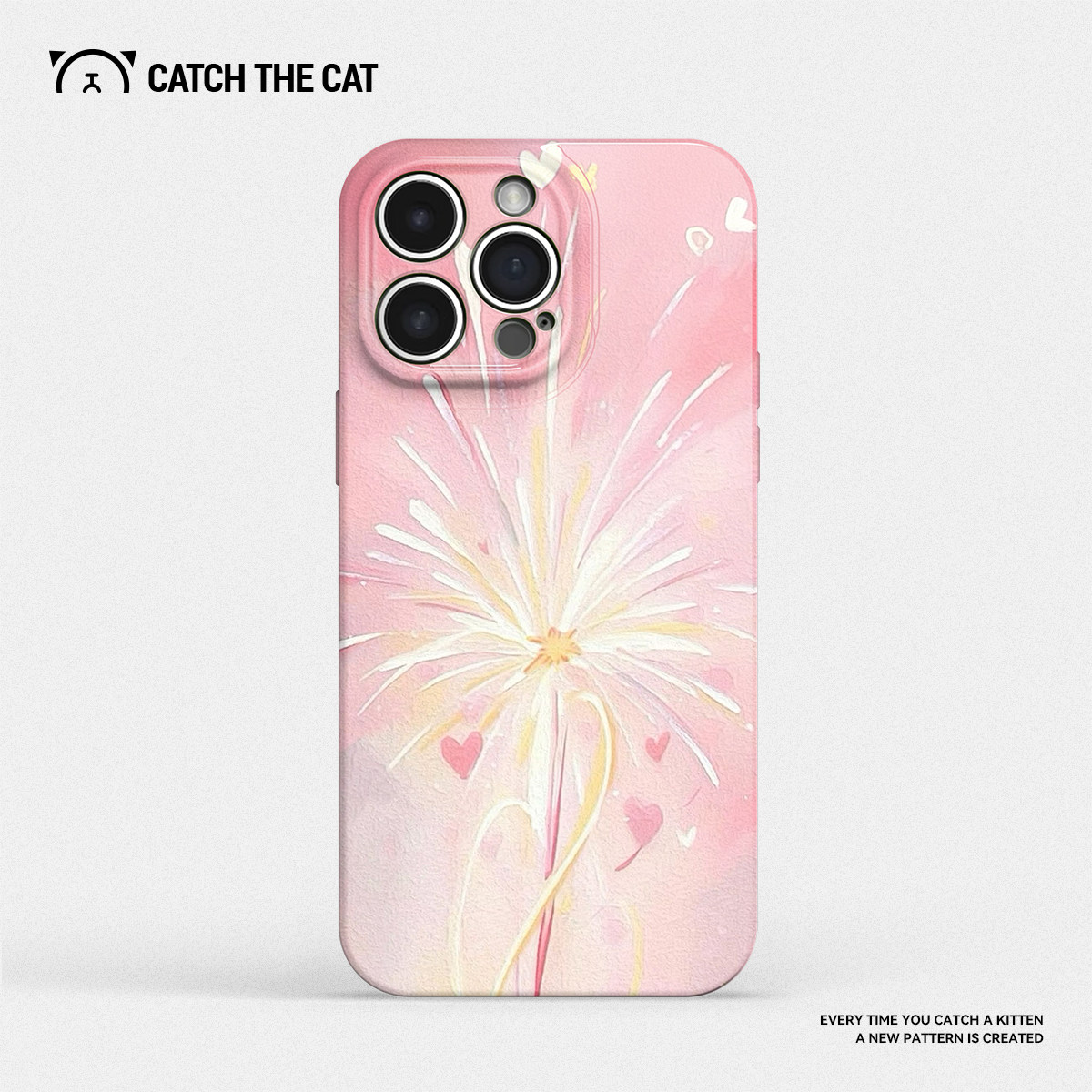 爱心花火~适用iPhone16promax苹果13手机壳小米15华为pura70pro梦幻mate60清新oppofindx8荣耀magic6vivox100