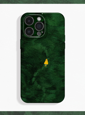 旷野的风~绿色艺术感适用iPhone16/15promax手机壳新款华为pura70苹果13小米14小众畅享70vivoS19软iqooneo10