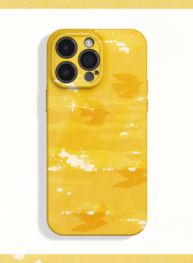 金色湖面~飞鸟倒影油画适用iPhone16/15pro手机壳新华为mate70小米14畅享70vivoS19软iqooneo10苹果14荣耀90