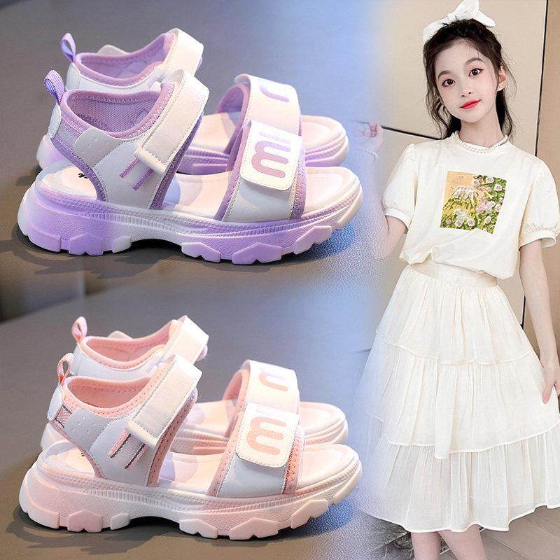 女童凉鞋夏季2025新款儿童运动沙滩鞋中大童露趾公主鞋防滑凉拖鞋,童鞋/婴儿鞋/亲子鞋,凉鞋,淘宝优惠券,粉丝福利购,淘宝优惠卷