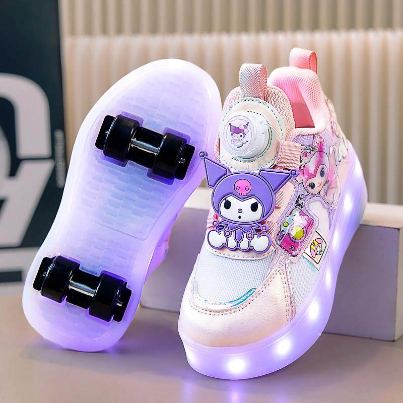 库洛米女童暴走鞋2025新款秋季儿童轮滑鞋带灯透气四轮溜冰鞋女孩,运动/瑜伽/健身/球迷用品,暴走鞋,淘宝优惠券,粉丝福利购,淘宝优惠卷