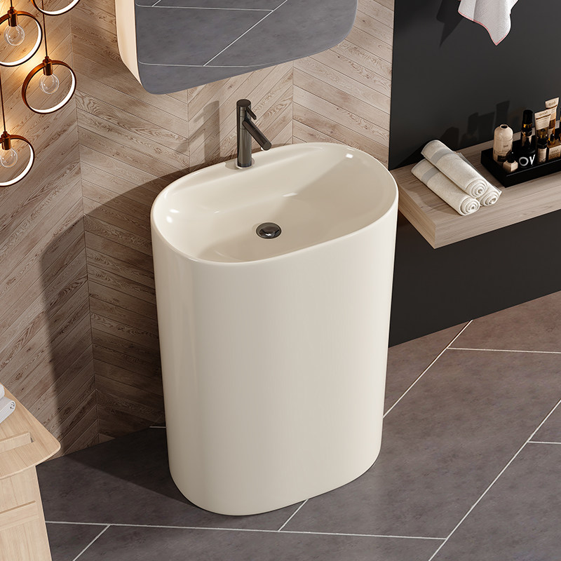 陶瓷立柱盆一体落地式洗脸盆立柱式阳台洗手盆卫生间小户型洗手池,家装主材,立柱盆,淘宝优惠券,粉丝福利购,淘宝优惠卷