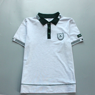 南京师大附中夏季男女学生校服短袖浅灰深绿