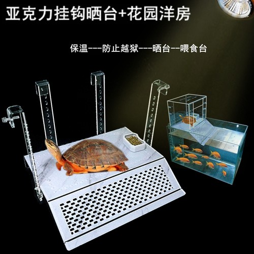 深水龟防止越狱保暖晒太阳
