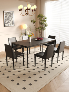 纳维亚 现代简单客厅矩形斯堪 浸入可访问 豪华石板餐桌2025新