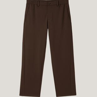 1ST3061410 长裤 TRENDIANO2025秋冬新款 重磅针织百搭直筒男款