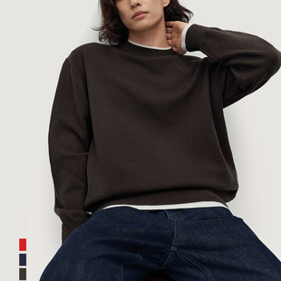 1ST1032040 套头毛衣 TRENDIANO2025秋冬新款 假两件男士