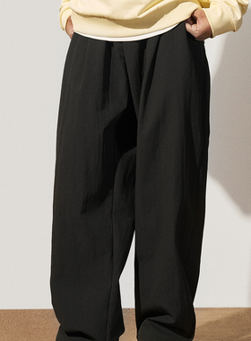 TRENDIANO2025秋冬新款弹力斜纹不易皱男款梭织长裤 1ST3061450