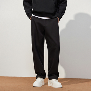 直筒长裤 高克重亲肤针织男款 1ST4060910 新款 TRENDIANO2025冬季