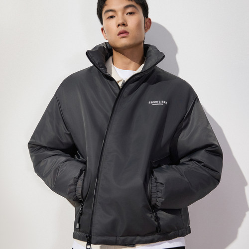 TRENDIANO2025冬季新款白鸭绒保暖立领男款羽绒服外套 1SE4330750