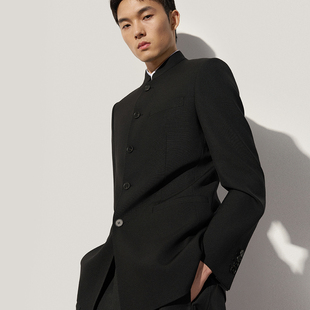 Trendiano2025秋冬新款 1SH3411720 澳大利亚羊毛高克重羊毛西装
