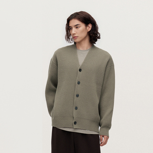 TRENDIANO新款纯羊毛衫纽扣男款毛衣开衫外套 1SM1030640