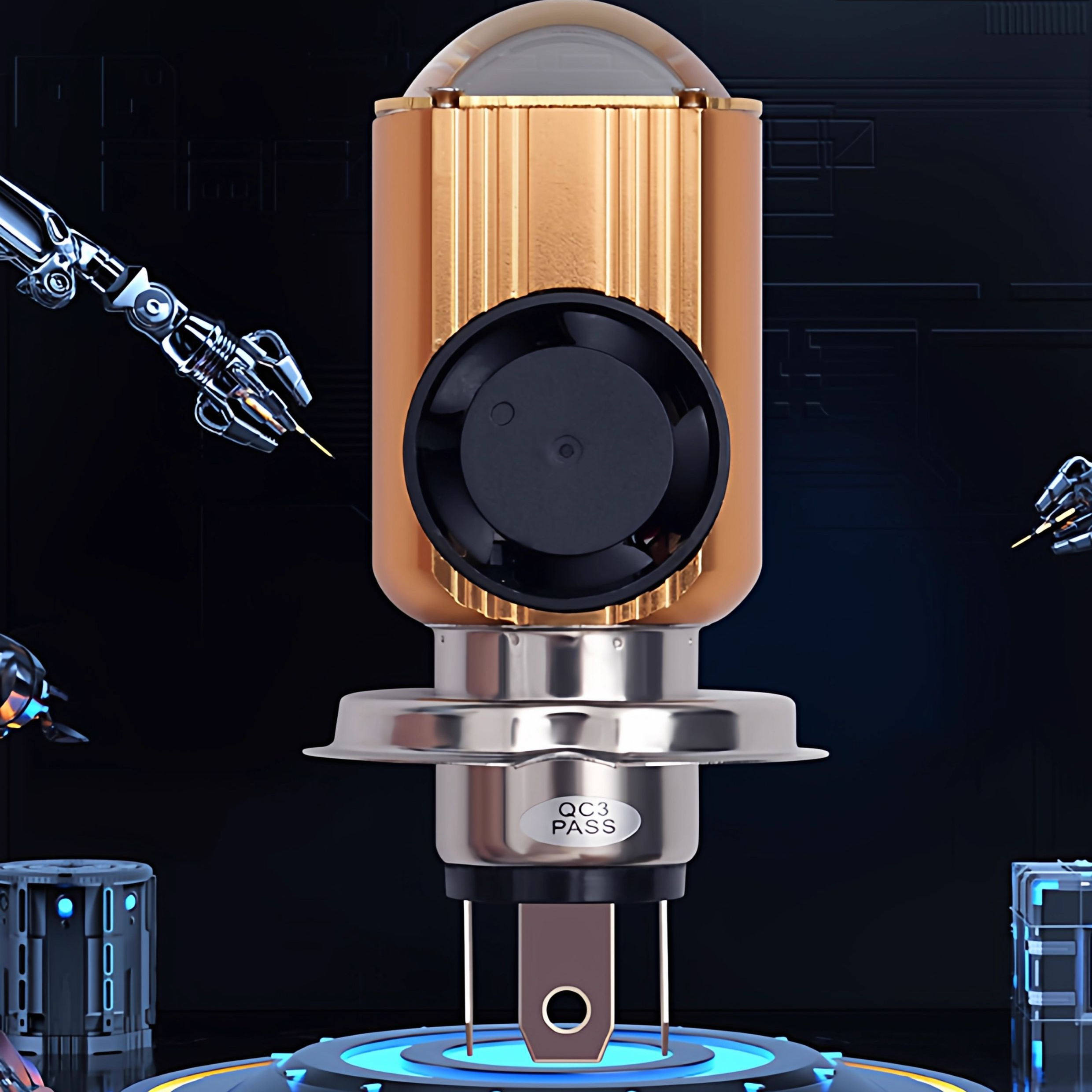 摩托LED激光远近光电动车前大灯