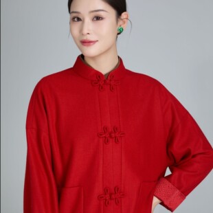 素心从简-中国风复古手工盘扣对襟立领上衣