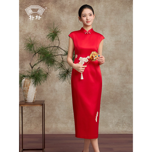 新中式国风订婚旗袍敬酒礼服裙
