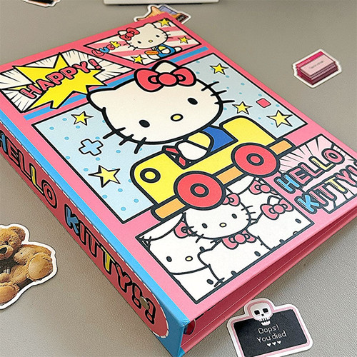 hellokitty我的菜！啊啊！巨能装！我要塞满我的爱豆，kitty卡册