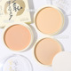 露选灵点豆乳粉饼女学生平价轻薄定妆持久磨皮大白饼隐形毛孔干湿