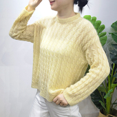 扭扭糖套头衫 送针 卡鲁1根 毛线材料包 帕克拉1根